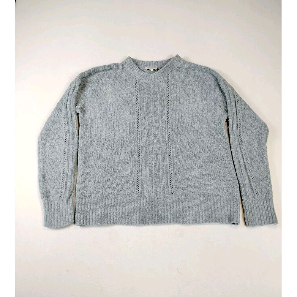 Lucky Brand Sweater Womens‎ Medium Blue Long Sleeve Cabincore Cozycore Campcore